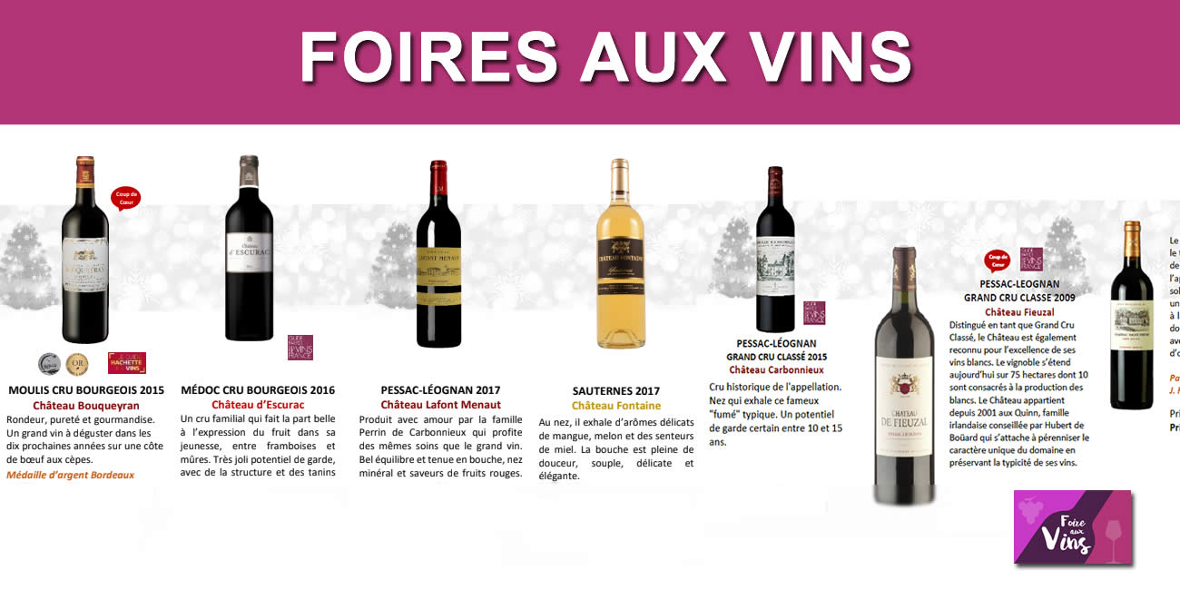Foire aux vins 2026 : sélection des Top vins à moins de 10 euros