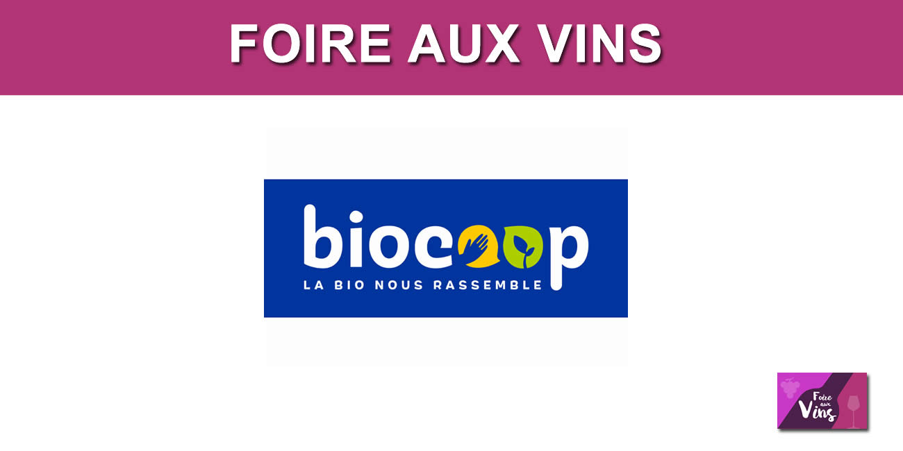Foire aux vins BIOCOOP automne 2026