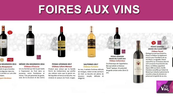 Foire aux vins 2026 : sélection des Top vins à moins de 10 euros