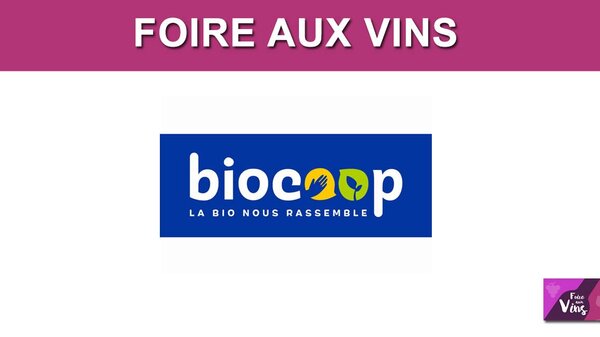 Foire aux vins BIOCOOP automne 2026
